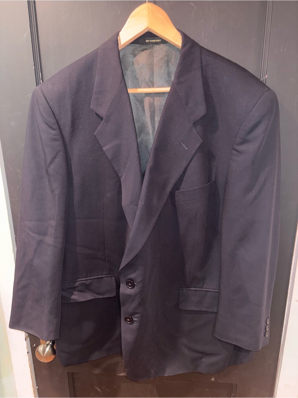 Givenchy Monsieur Navy Wool Blazer Sport Coat 46S Made in Italy